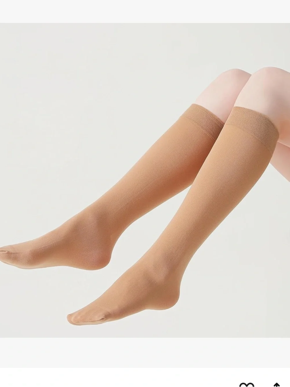Women’s Tan Trouser Socks - Pack of 2